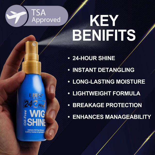 Ebin 24 Hour Wig & Weave Shine Spray 60ml
