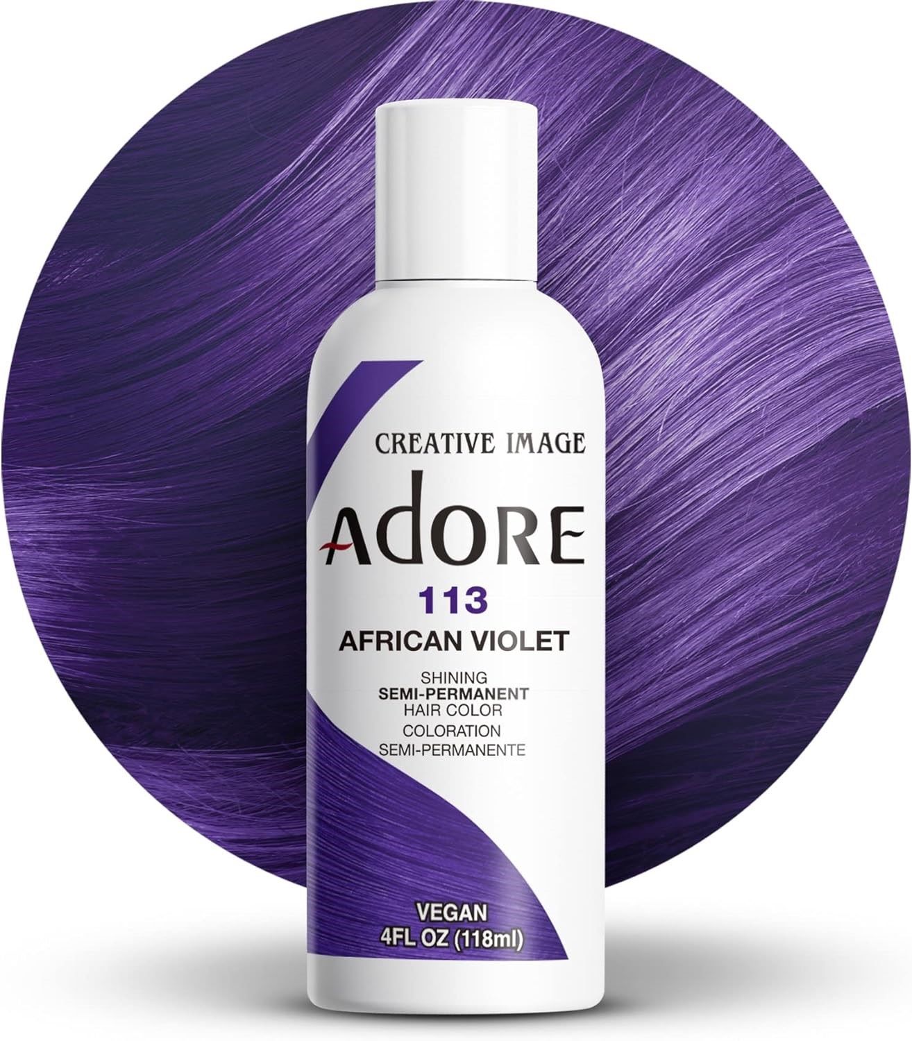 Adore Semi Permanent Hair Dye All Shades 4oz Vibrant Hair Color