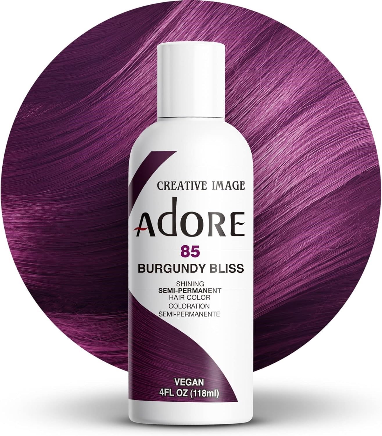 Adore Semi Permanent Hair Dye All Shades 4oz Vibrant Hair Color