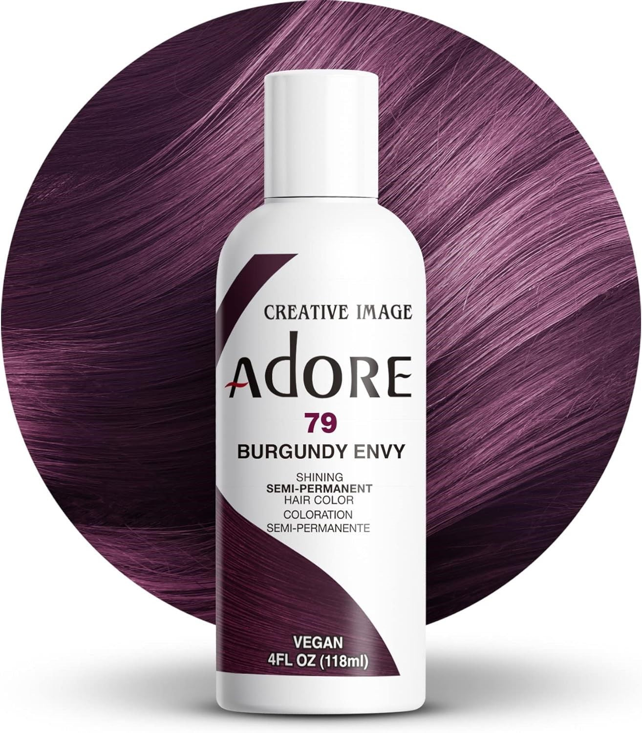 Adore Semi Permanent Hair Dye All Shades 4oz Vibrant Hair Color