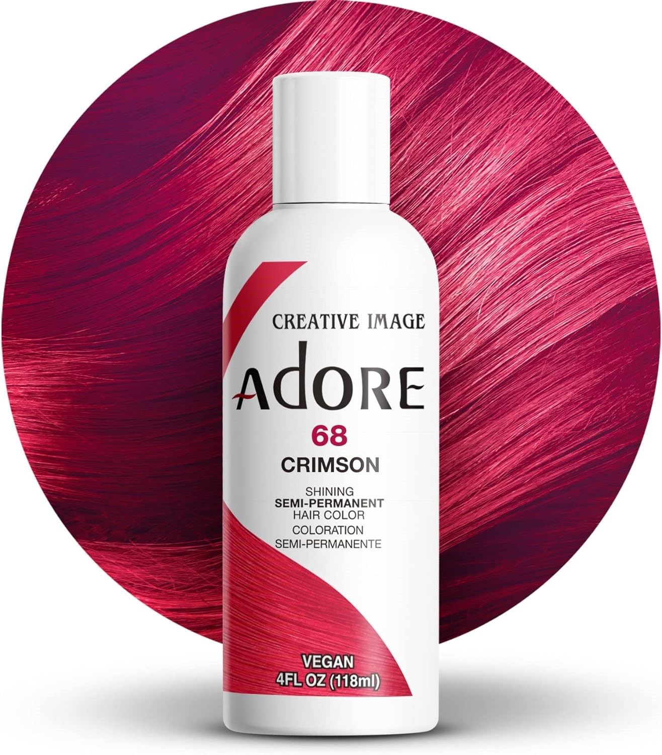 Adore Semi Permanent Hair Dye All Shades 4oz Vibrant Hair Color