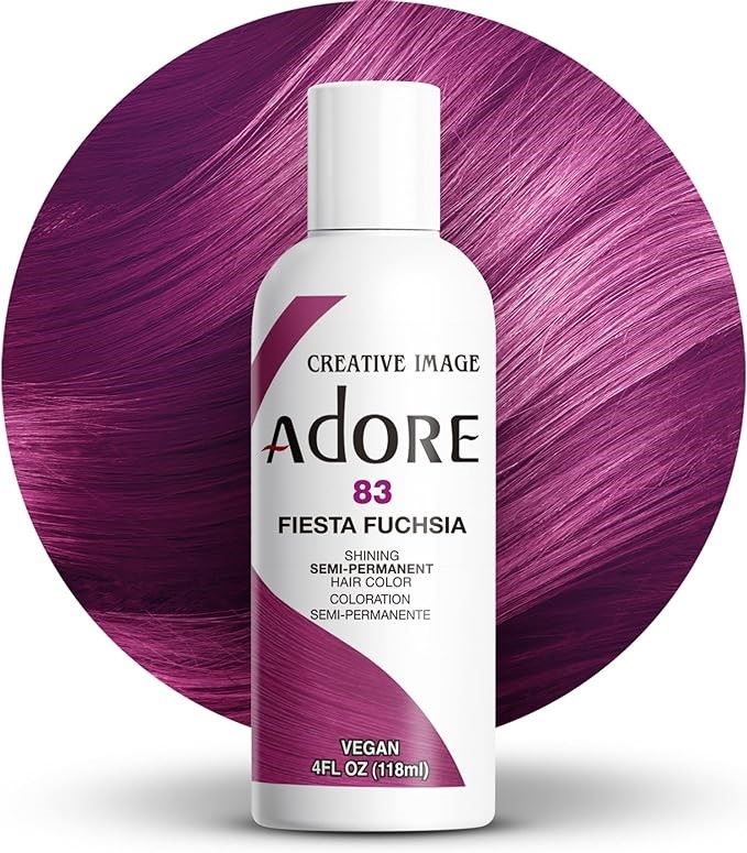 Adore Semi Permanent Hair Dye All Shades 4oz Vibrant Hair Color