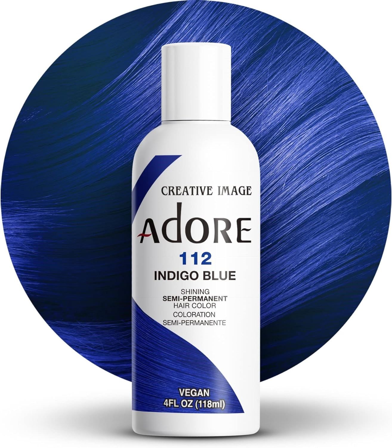 Adore Semi Permanent Hair Dye All Shades 4oz Vibrant Hair Color