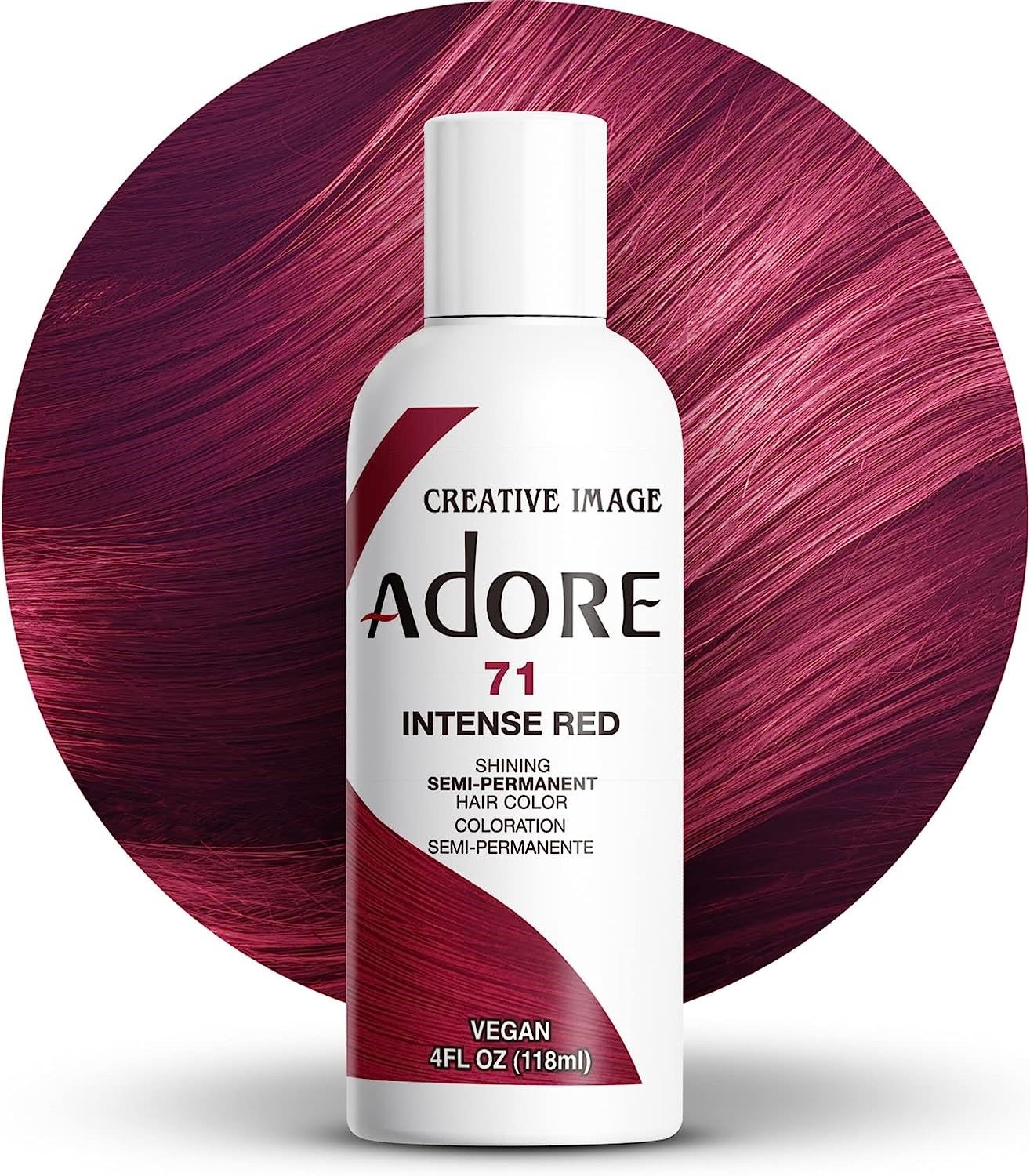 Adore Semi Permanent Hair Dye All Shades 4oz Vibrant Hair Color
