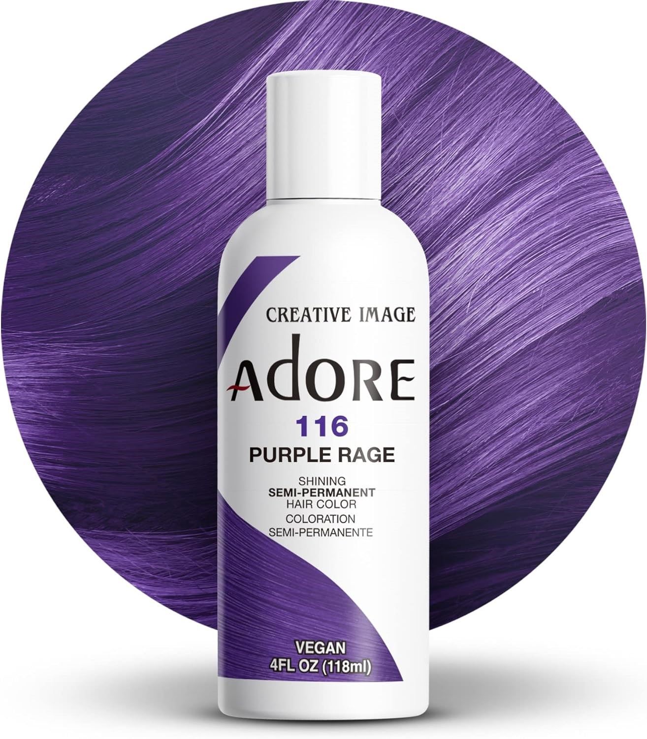 Adore Semi Permanent Hair Dye All Shades 4oz Vibrant Hair Color