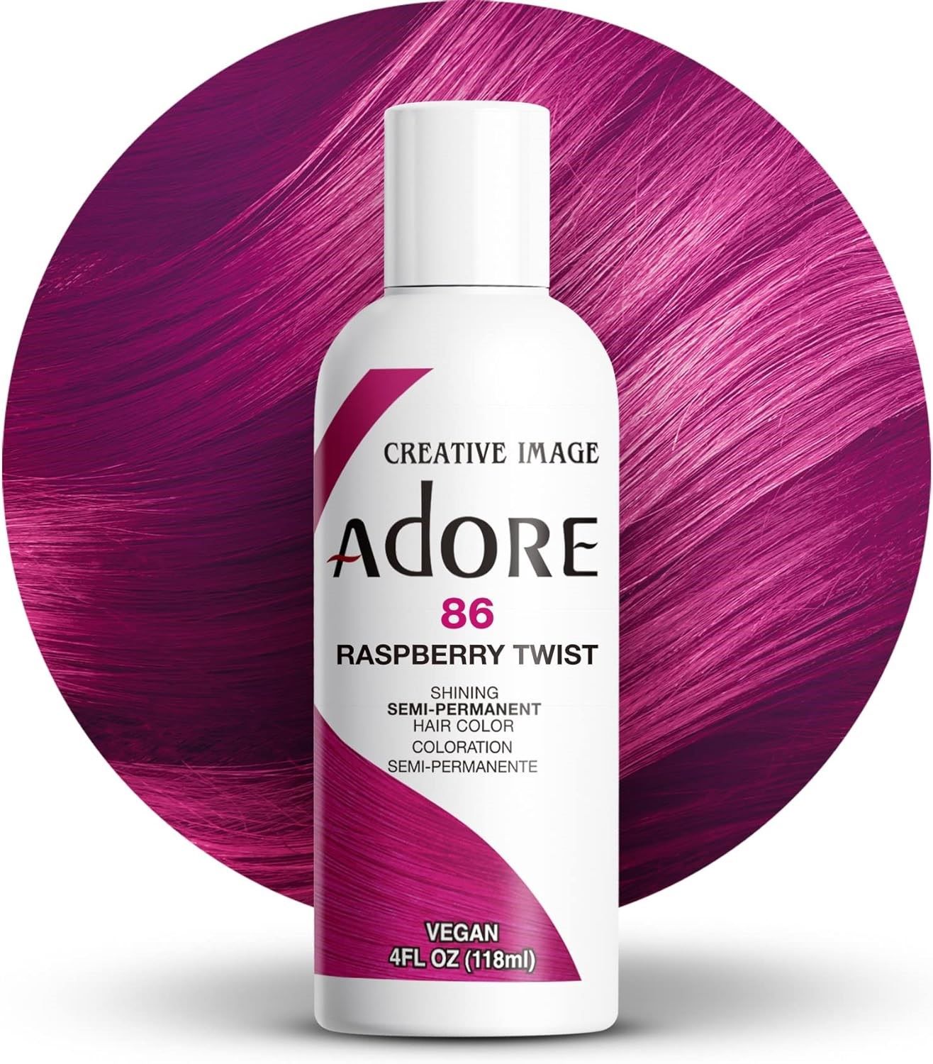 Adore Semi Permanent Hair Dye All Shades 4oz Vibrant Hair Color