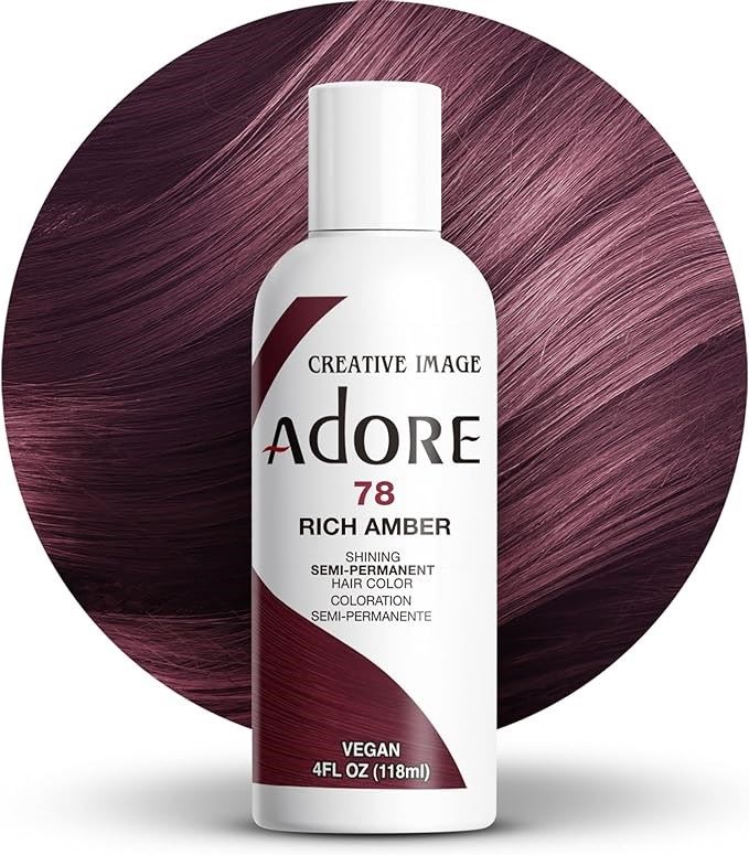 Adore Semi Permanent Hair Dye All Shades 4oz Vibrant Hair Color