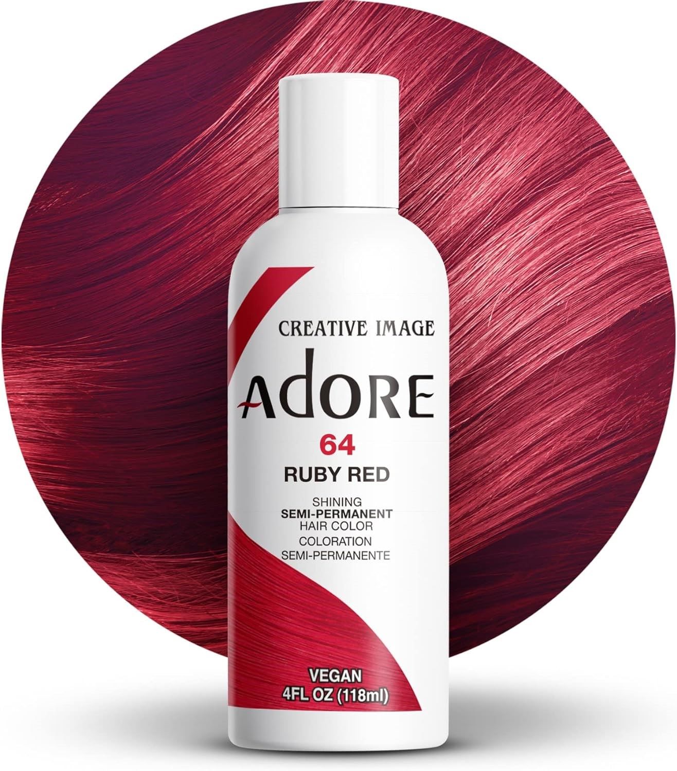 Adore Semi Permanent Hair Dye All Shades 4oz Vibrant Hair Color