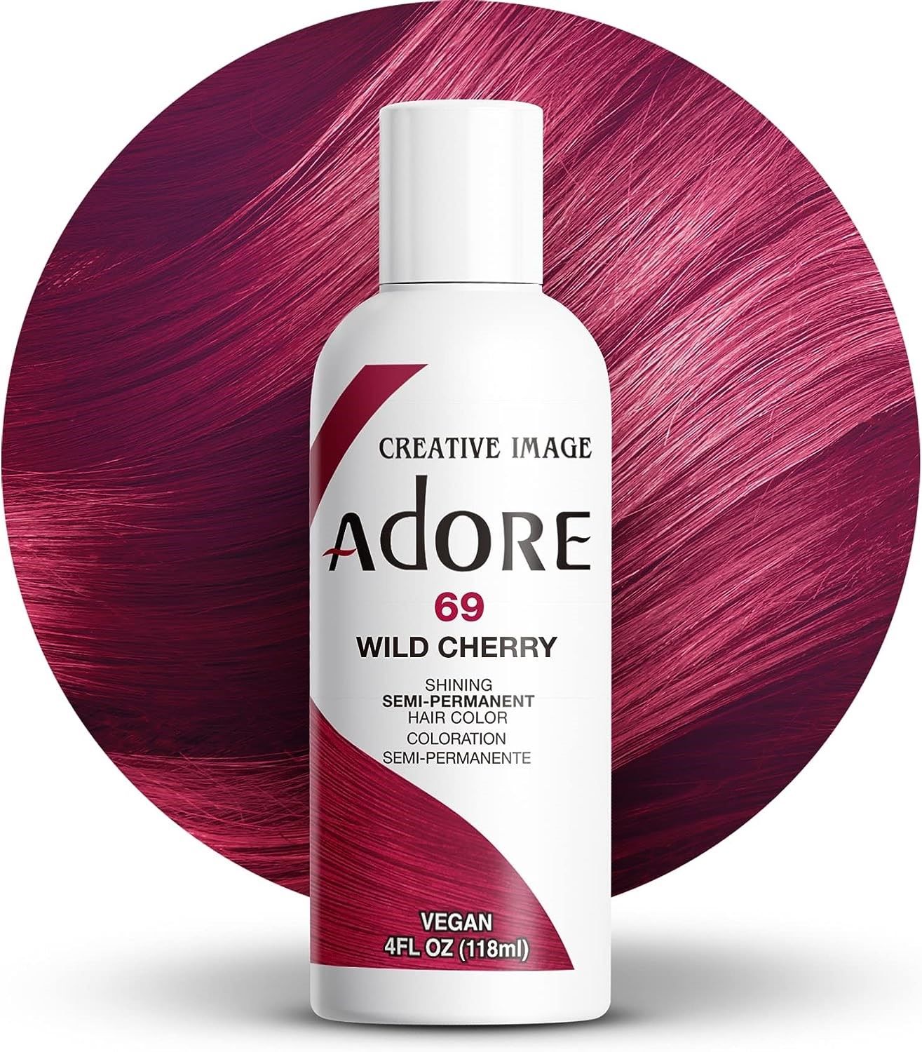 Adore Semi Permanent Hair Dye All Shades 4oz Vibrant Hair Color