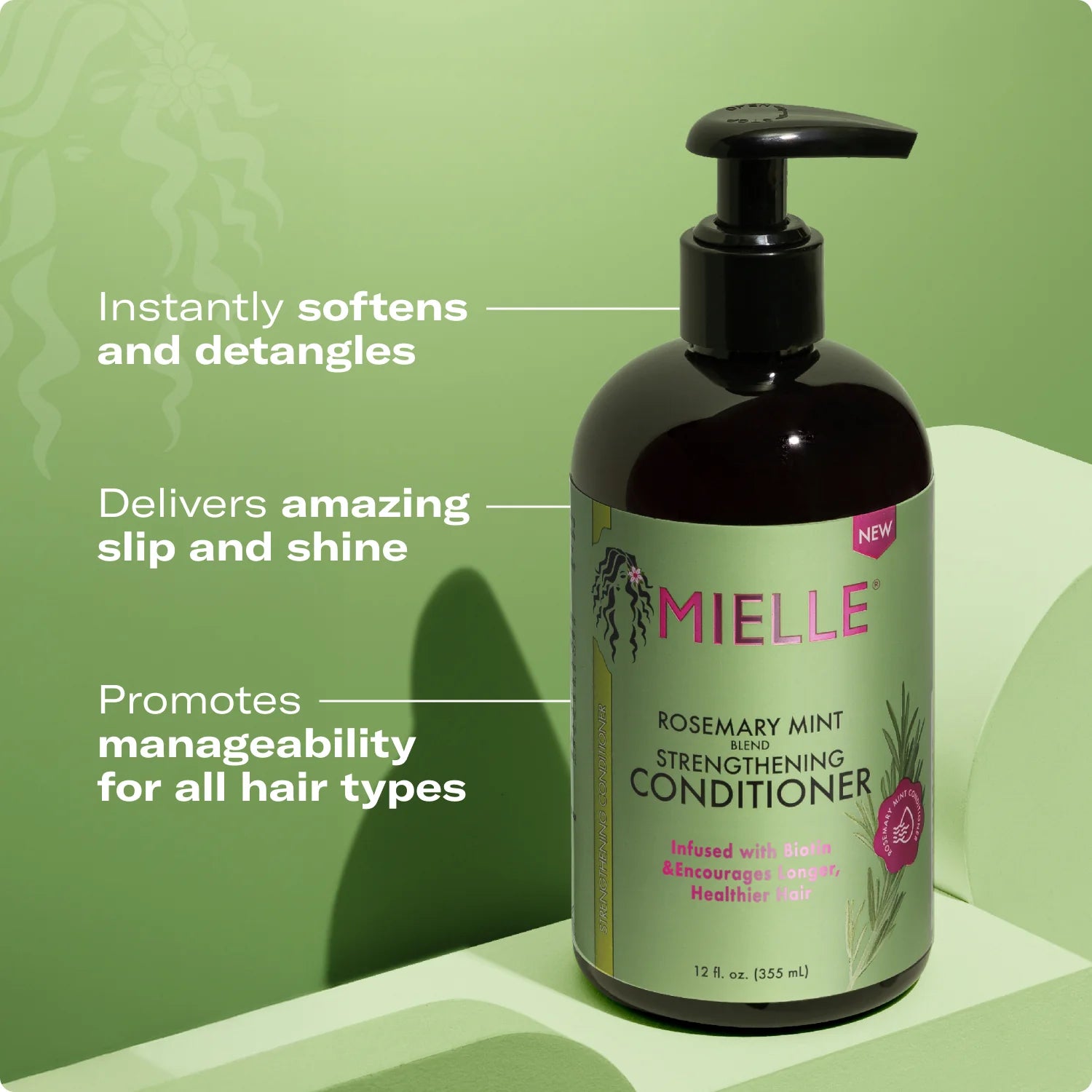 Mielle Rosemary Mint Strengthening Conditioner 12oz