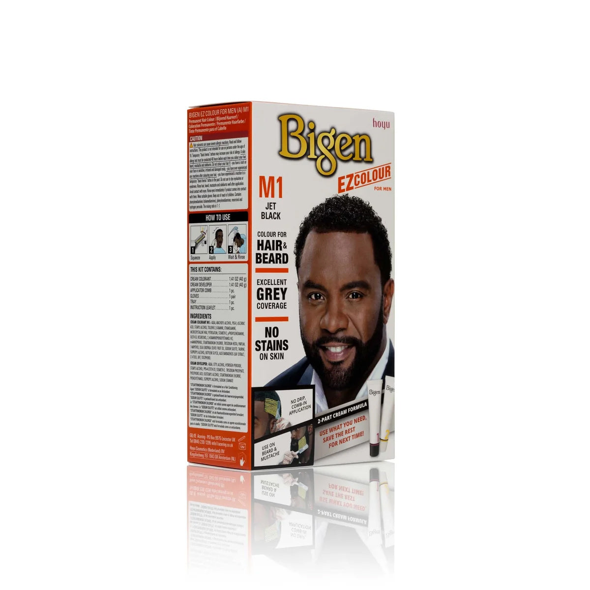 Bigen EZ Colour for Men M1 Jet Black Permanent Hair & Beard Colour