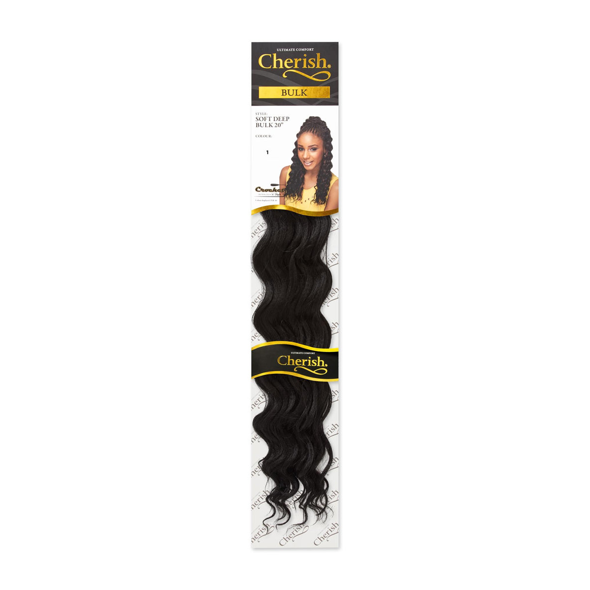 Cherish Bulk Soft Deep 20 Inch Synthetic Braiding Hair Extensions