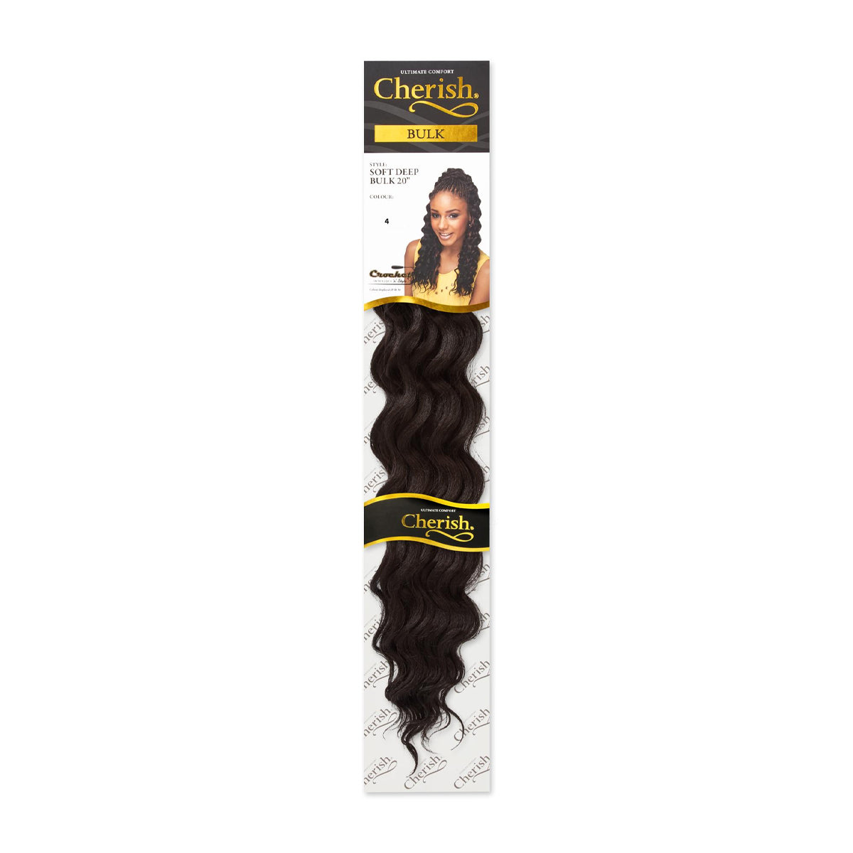 Cherish Bulk Soft Deep 20 Inch Synthetic Braiding Hair Extensions
