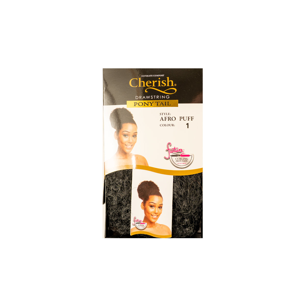 Cherish Synthetic Afro Puff Drawstring Ponytail Natural Hairpiece