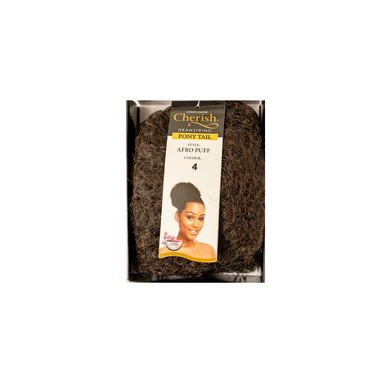 Cherish Synthetic Afro Puff Drawstring Ponytail Natural Hairpiece