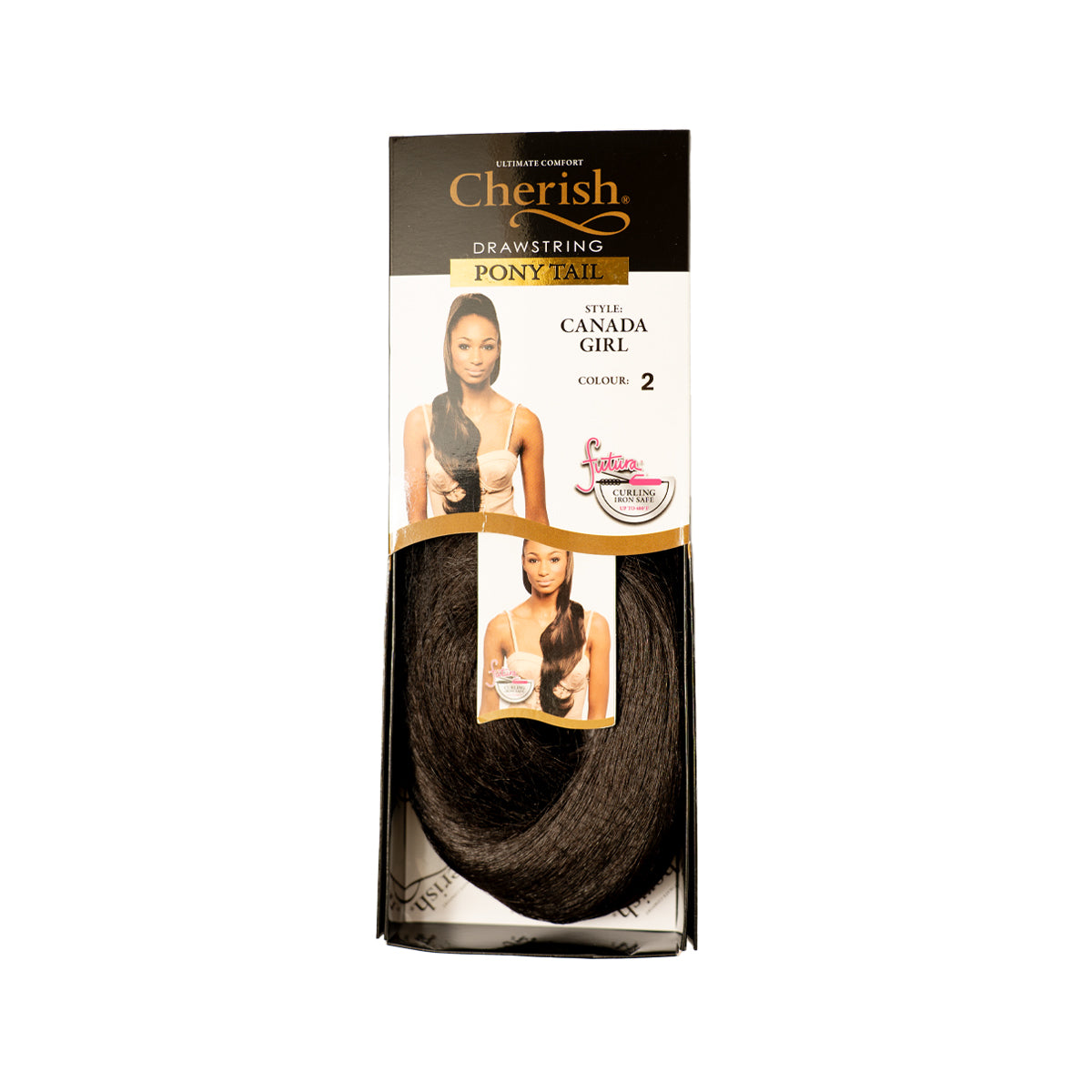Cherish Canada Girl 26 Inch Drawstring Synthetic Curly Ponytail
