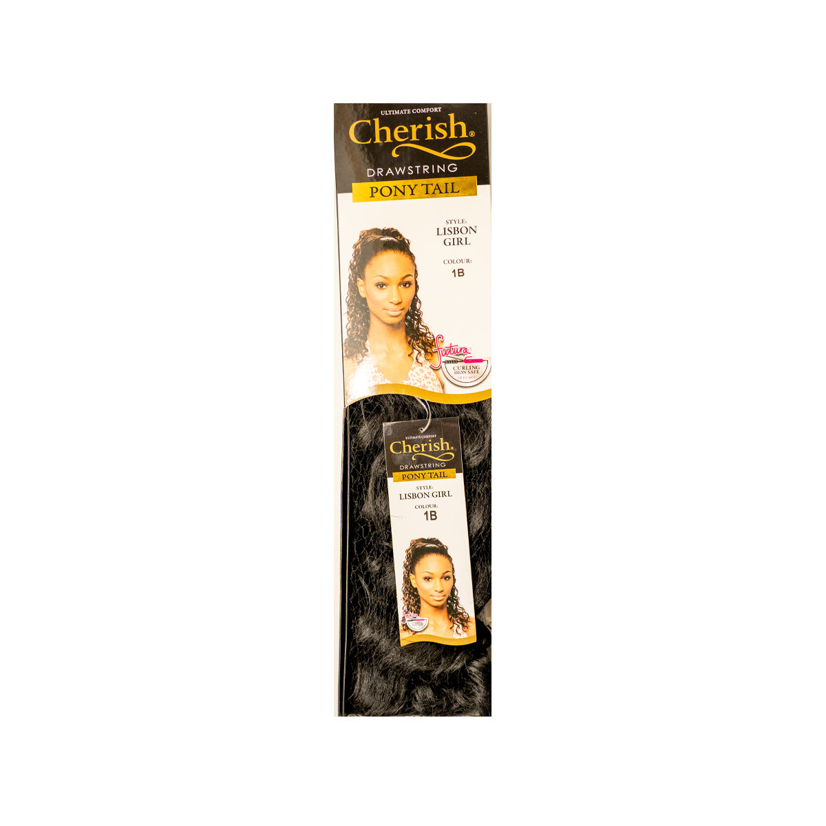 Cherish Lisbon Girl Drawstring Synthetic Ponytail Natural Hair Extension