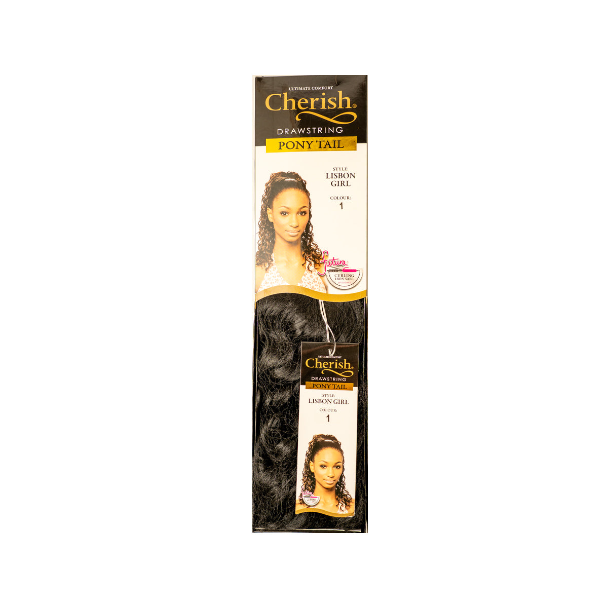 Cherish Lisbon Girl Drawstring Synthetic Ponytail Natural Hair Extension