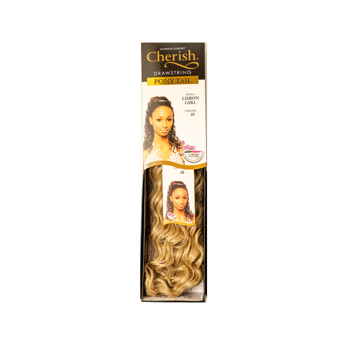 Cherish Lisbon Girl Drawstring Synthetic Ponytail Natural Hair Extension