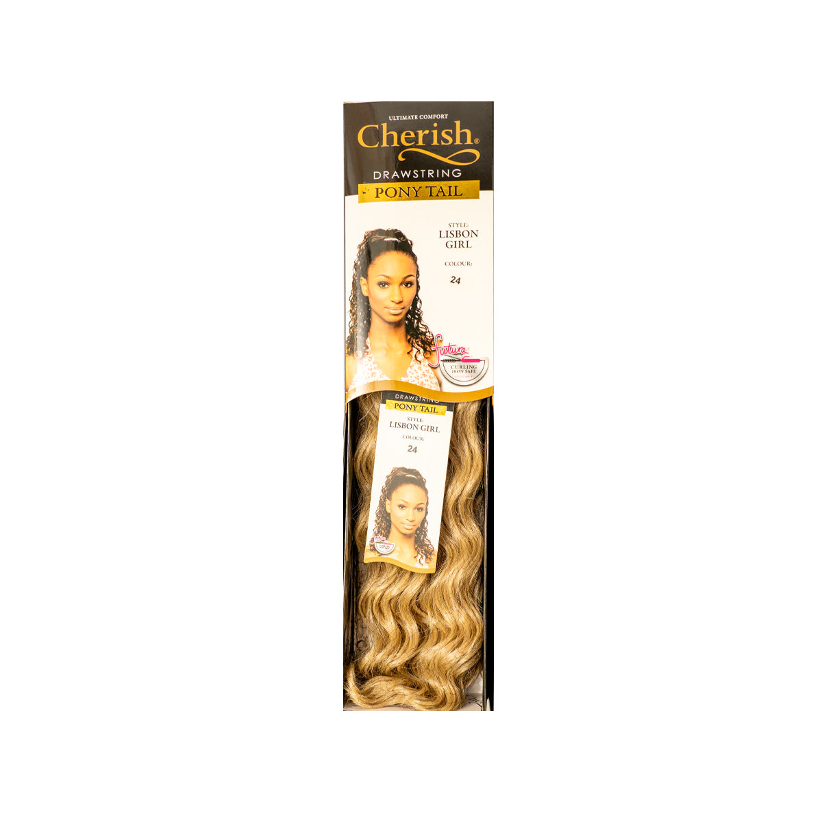 Cherish Lisbon Girl Drawstring Synthetic Ponytail Natural Hair Extension