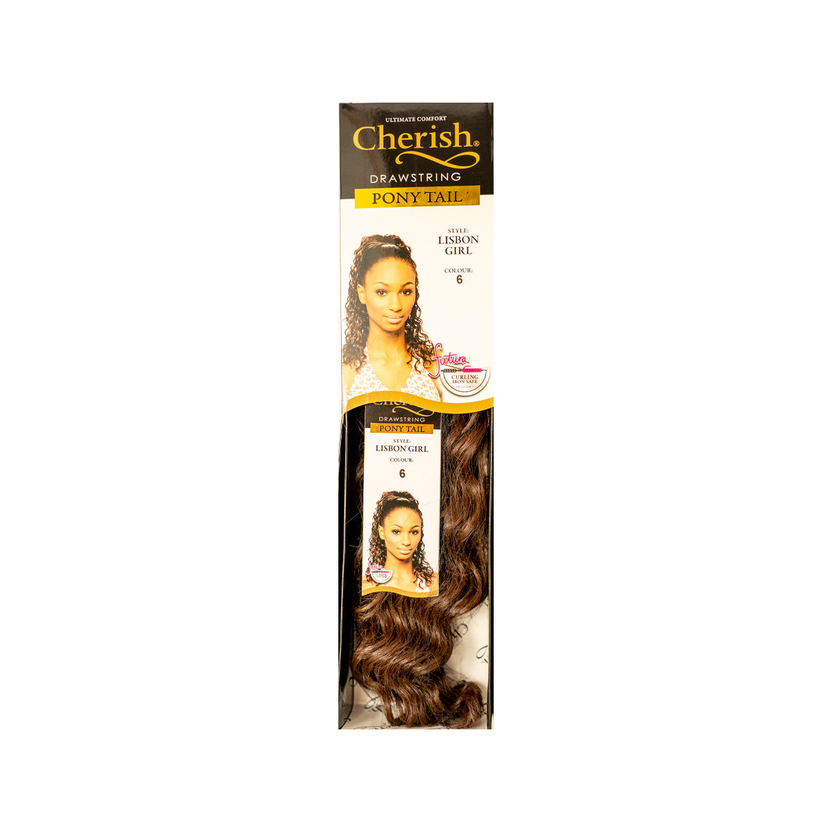 Cherish Lisbon Girl Drawstring Synthetic Ponytail Natural Hair Extension