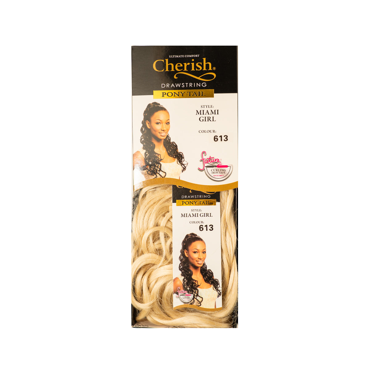 Cherish Ultimate Comfort Miami Girl Drawstring Ponytail 60cm Curly