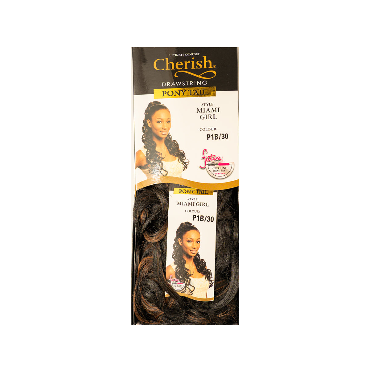 Cherish Ultimate Comfort Miami Girl Drawstring Ponytail 60cm Curly