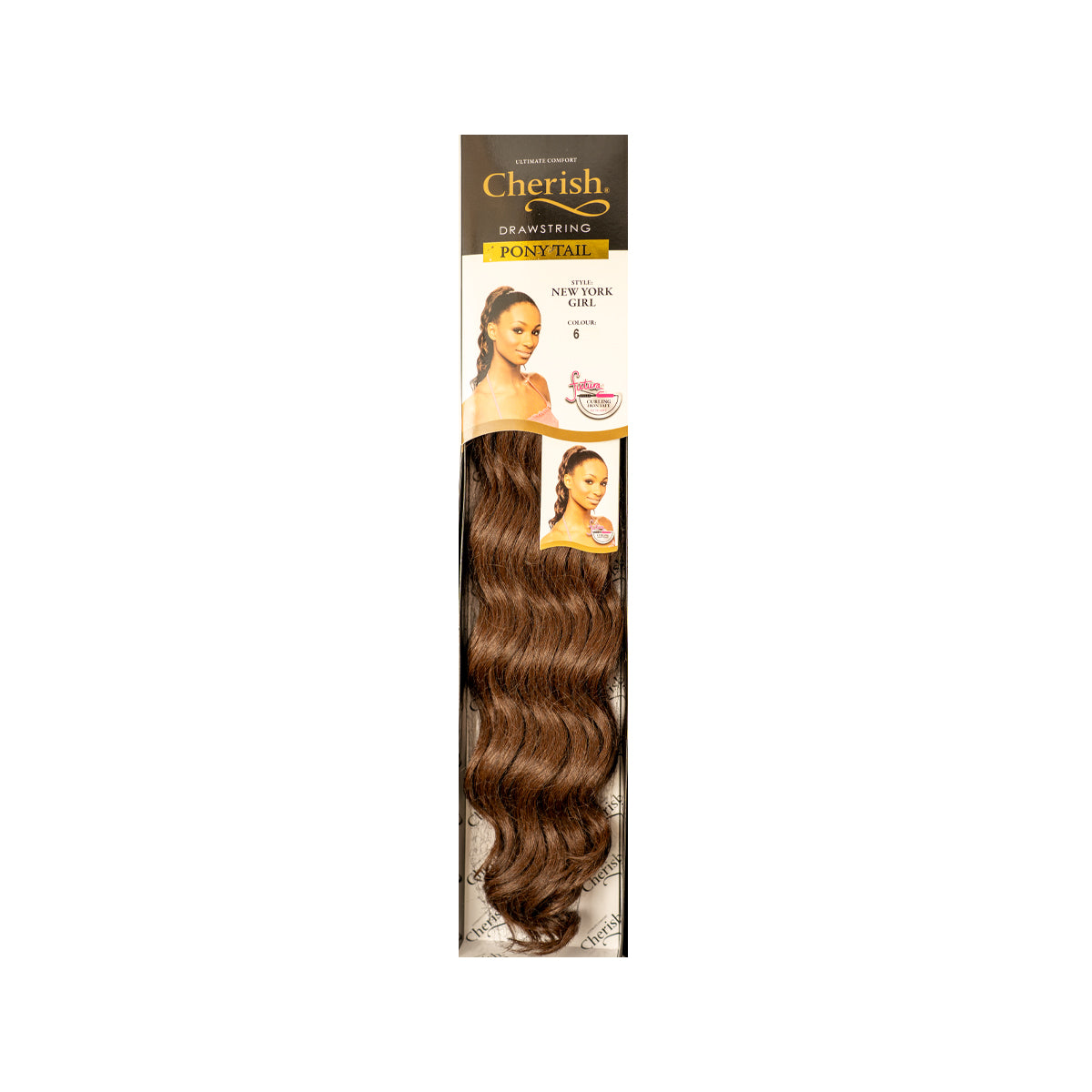 Cherish New York Girl Drawstring Ponytail Synthetic Hair Extension