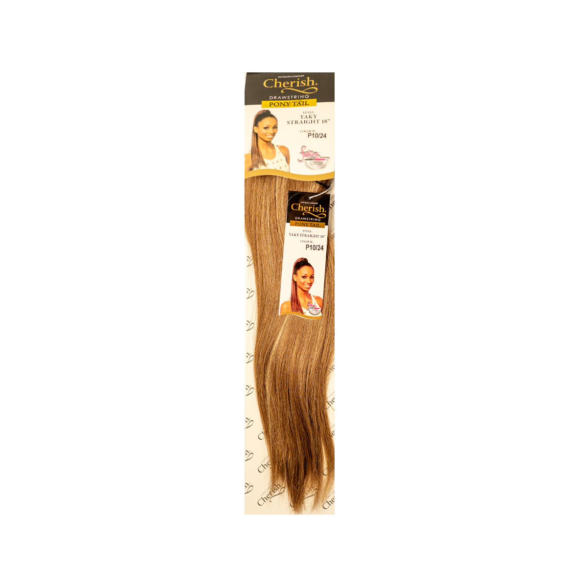 Cherish Synthetic Drawstring Ponytail Yaky Straight 18 Inch Hair Extension