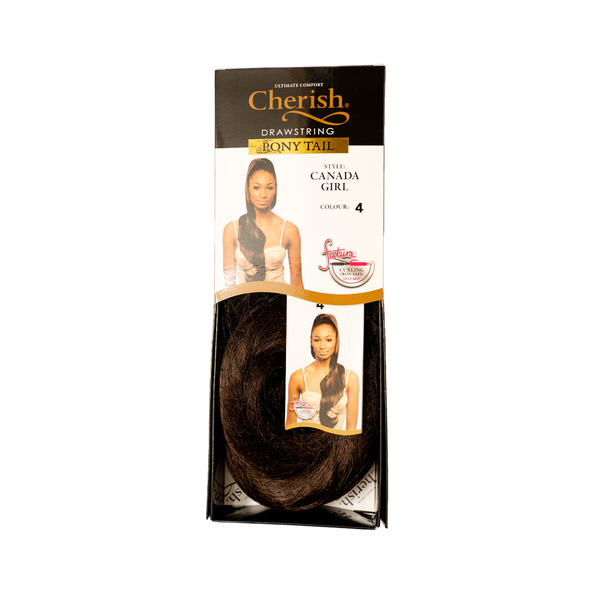 Cherish Canada Girl 26 Inch Drawstring Synthetic Curly Ponytail