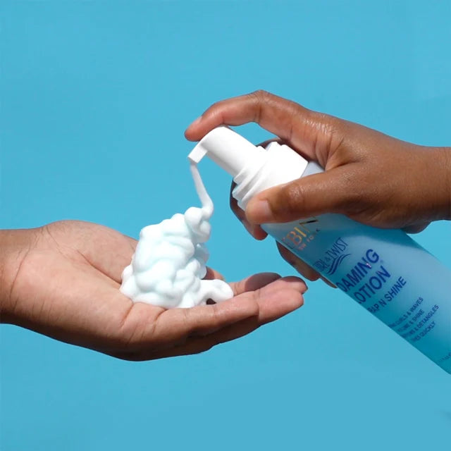 Ebin Foaming Lotion Wrap N Shine Styling Foam 3.38oz