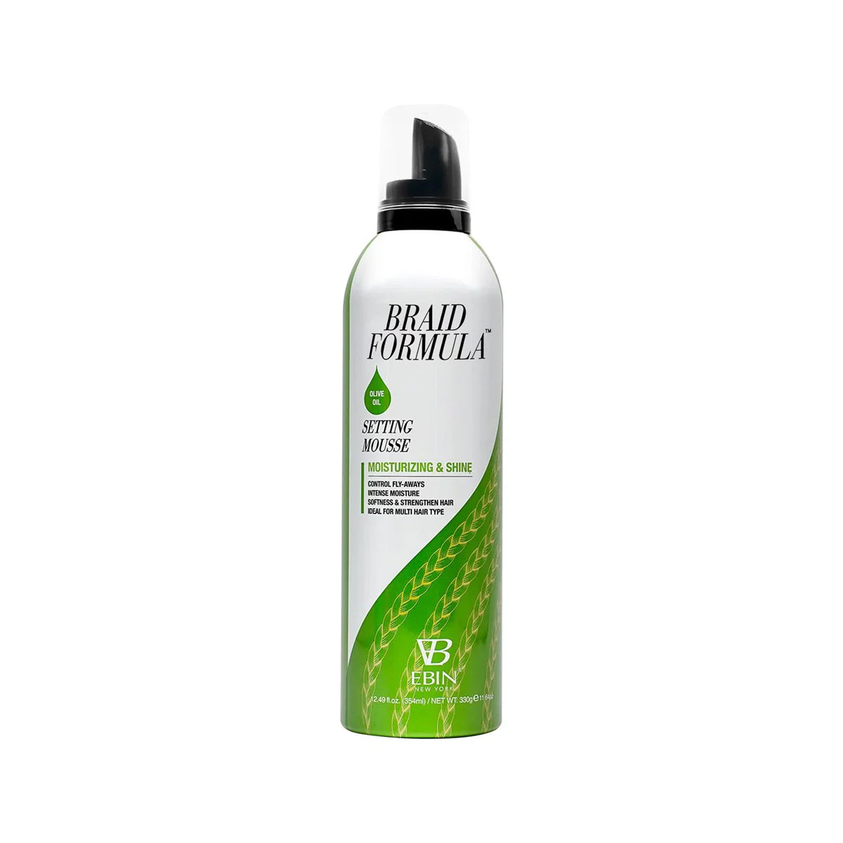 Ebin Braid Formula Setting Mousse with Olive Oil 354ml