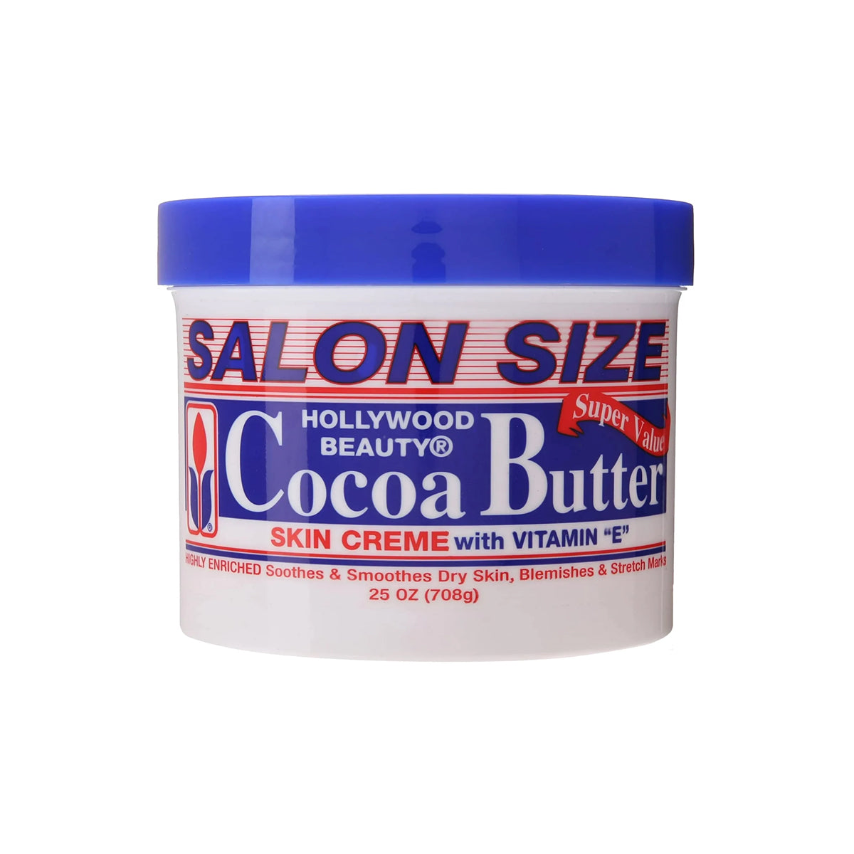 Hollywood Beauty Cocoa Butter Skin Creme with Vitamin E Salon Size 25oz Moisturizing Cream