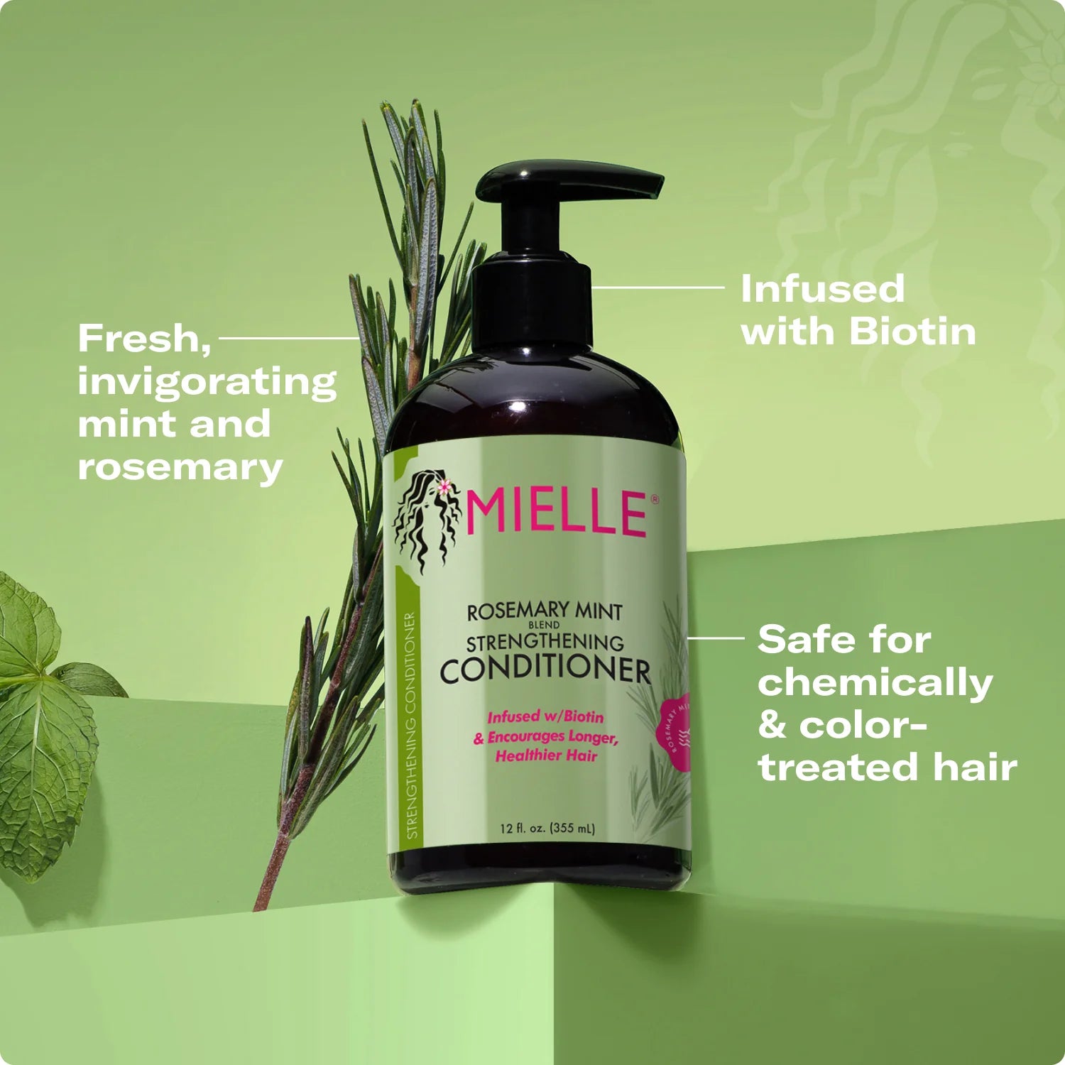 Mielle Rosemary Mint Strengthening Conditioner 12oz