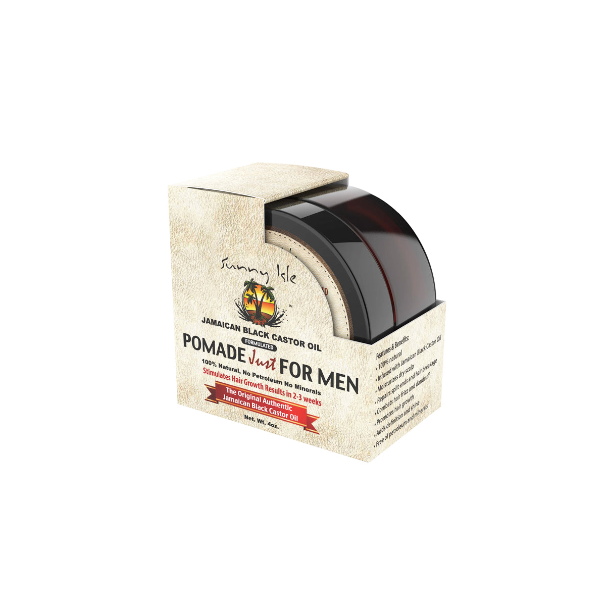 Jamaican Black Castor Oil Hair Pomade for Men 4oz