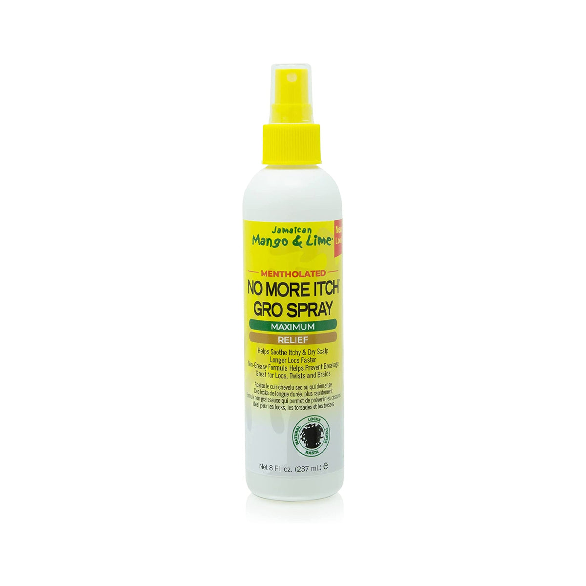 Jamaican Mango & Lime Mentholated No More Itch Gro Spray 8oz
