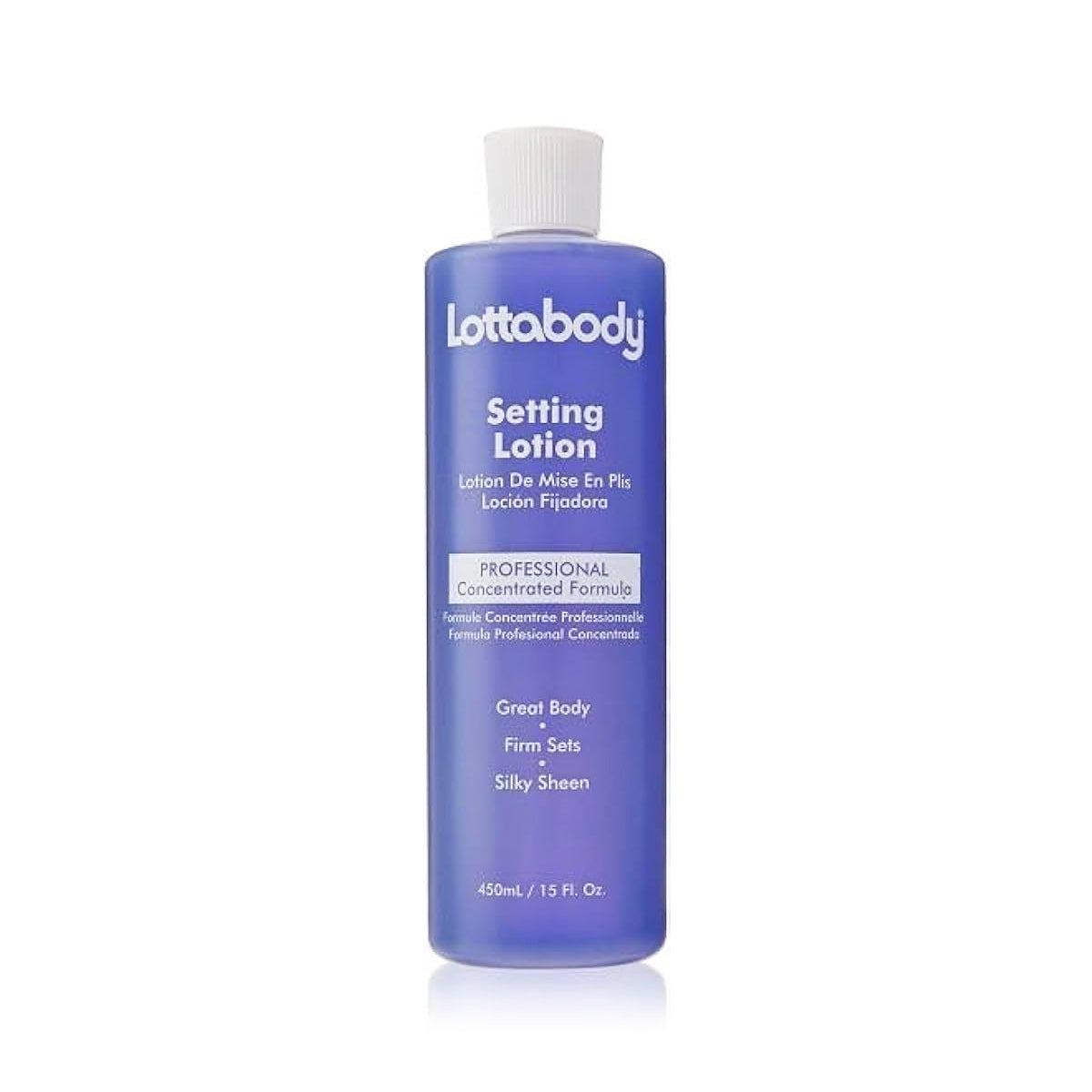 Lottabody Professional Setting Lotion Concentrated Hair Styling 8oz