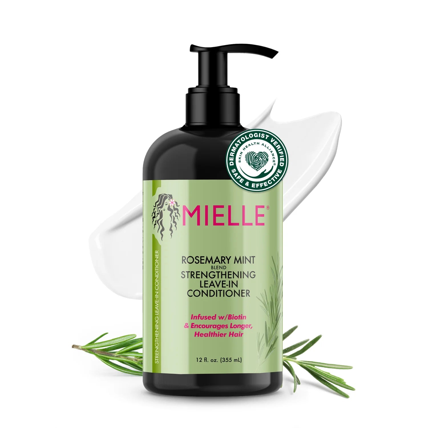 Mielle Rosemary Mint Strengthening Leave-In Conditioner 12oz