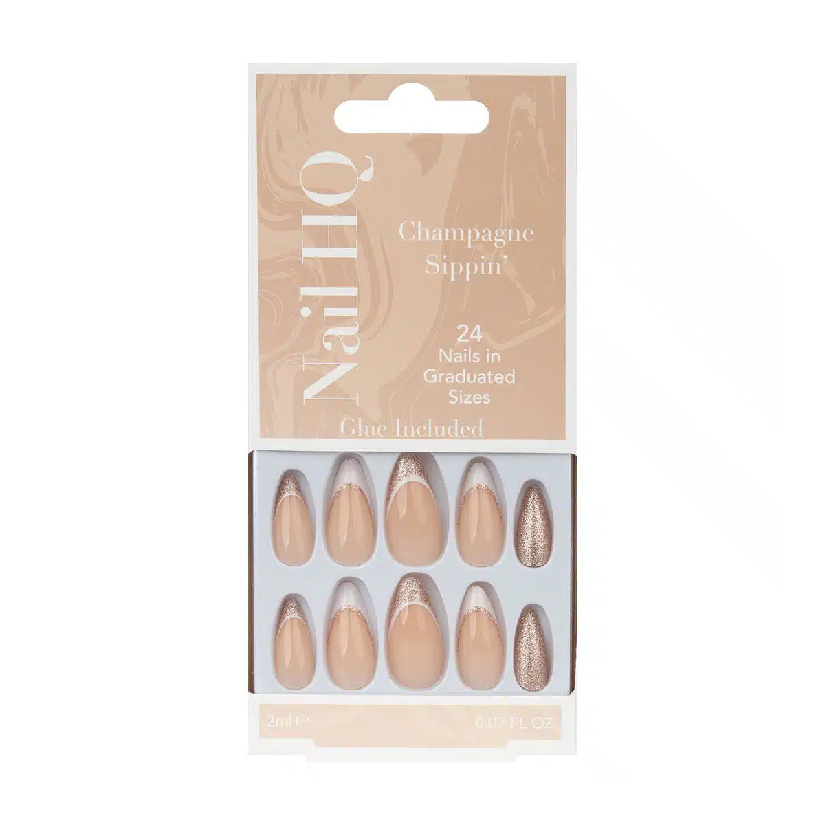 Nail HQ False Nails Collection 24 Pack Full Cover Artificial Nails