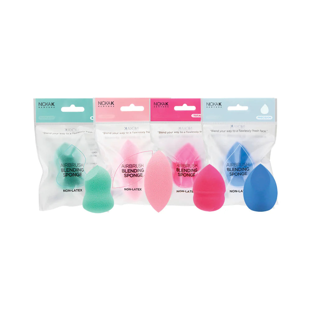 Nicka K Airbrush Blending Sponge – Soft Makeup Blender for Flawless Foundation