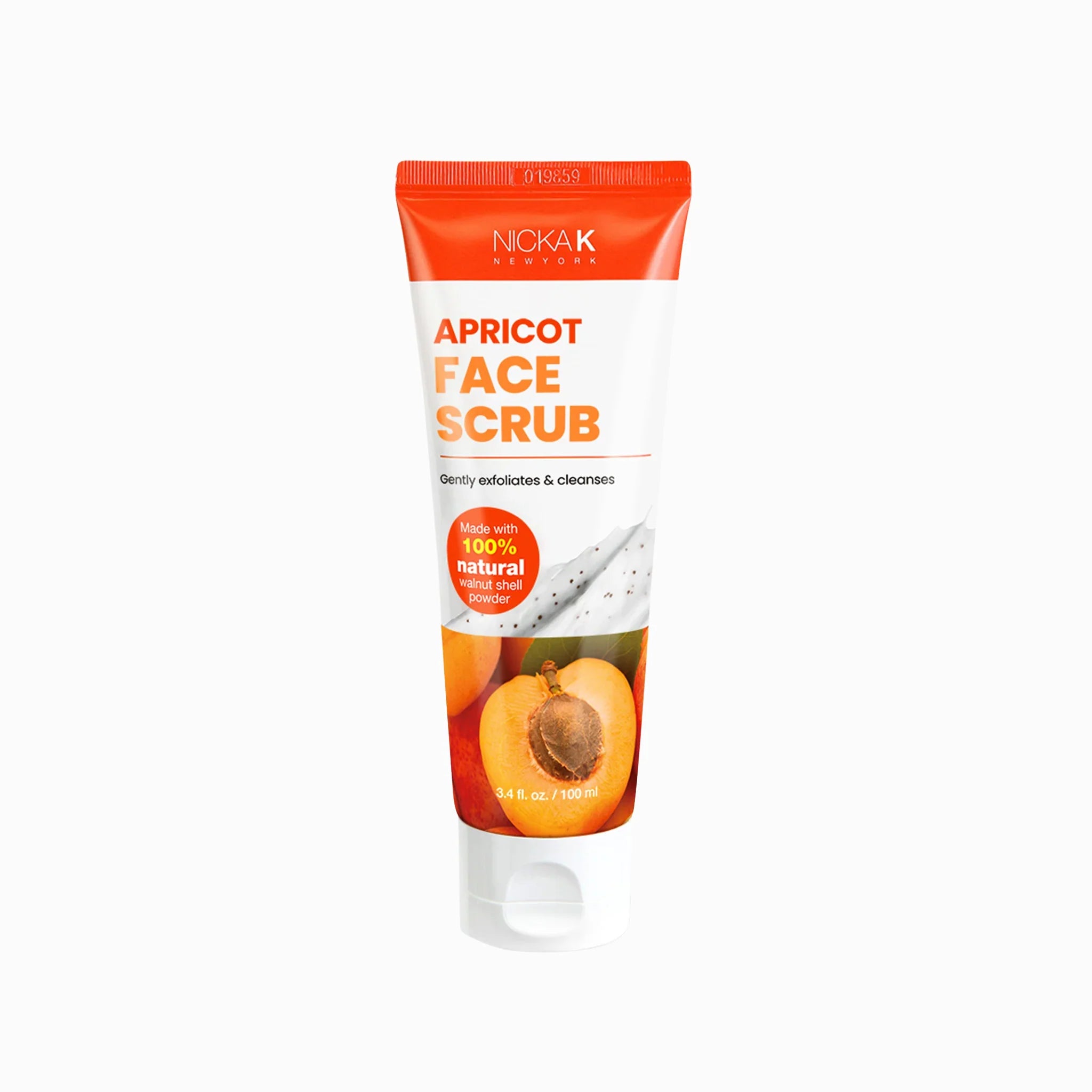 Nicka K Apricot & Strawberry Face Scrub 100ml Exfoliating Cleanser