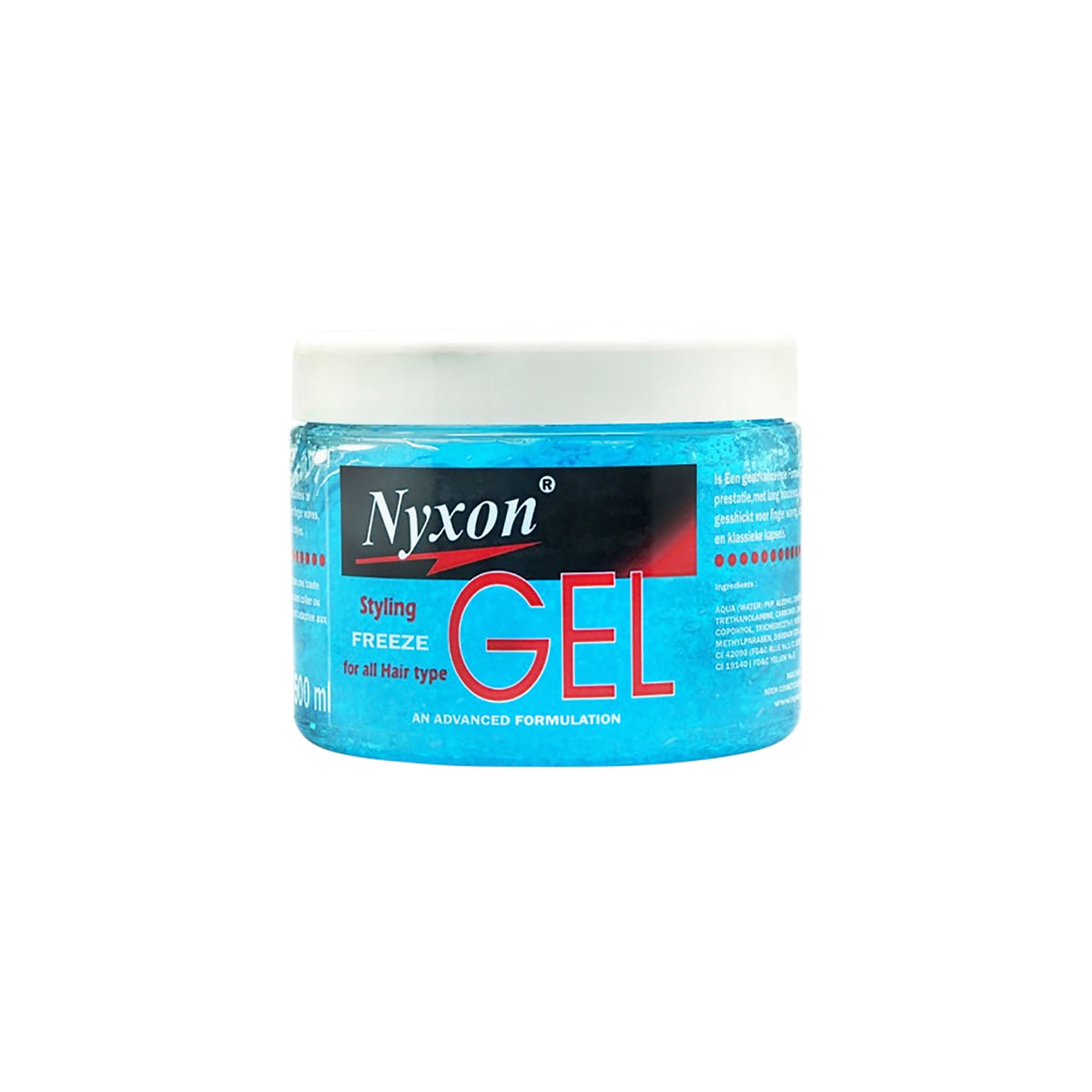 Nyxon Styling Freeze Gel 500ml Strong Hold Hair Styling Gel