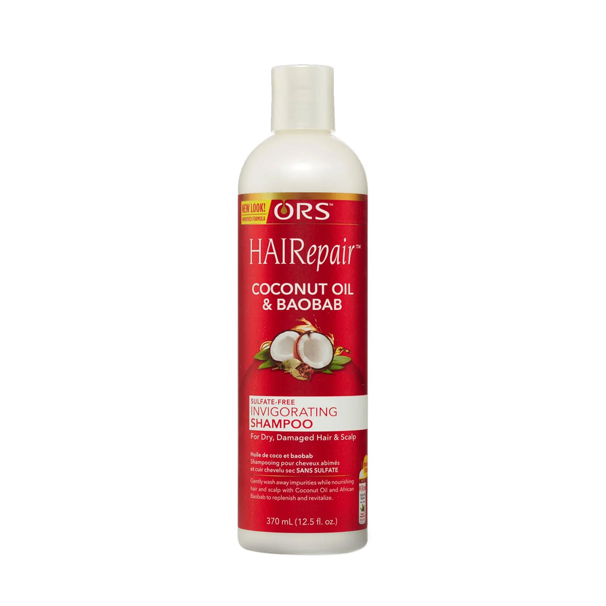 ORS HAIRestore Coconut Oil & Baobab Sulfate Free Shampoo 12.5 oz