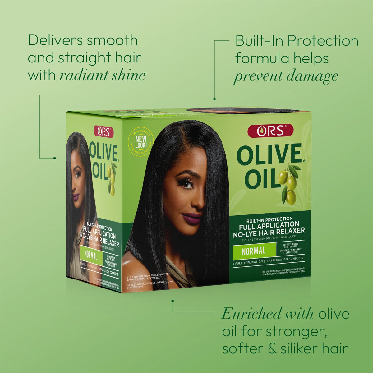 ORS Olive Oil Full Application No Lye Hair Relaxer Normal
