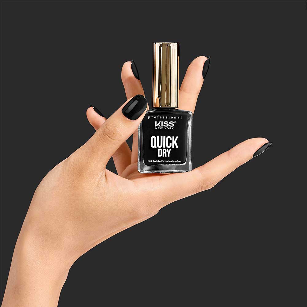 Red By Kiss Quick Dry Nail Polish Fast Dry 1 Minute Chip Resistant Shine