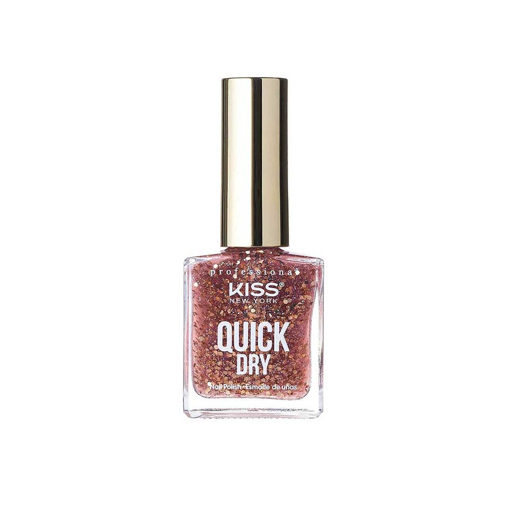 Red By Kiss Quick Dry Nail Polish Fast Dry 1 Minute Chip Resistant Shine