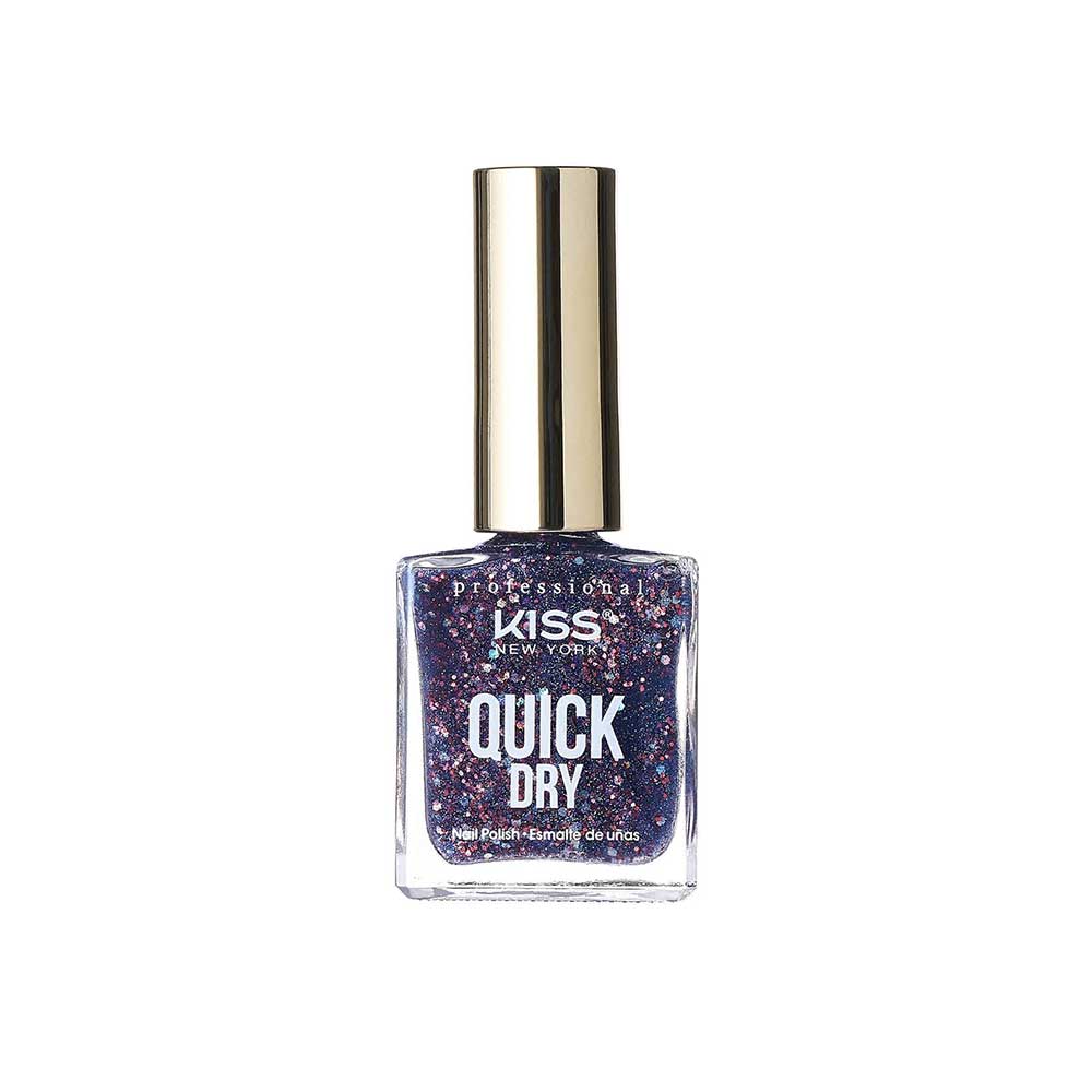 Red By Kiss Quick Dry Nail Polish Fast Dry 1 Minute Chip Resistant Shine