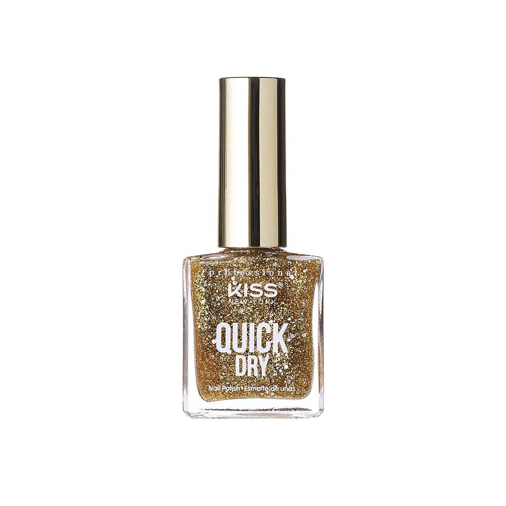 Red By Kiss Quick Dry Nail Polish Fast Dry 1 Minute Chip Resistant Shine