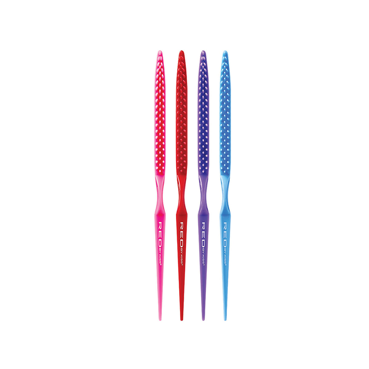 Red By Kiss 3 Row Detangling Comb Flexible Styling Comb Assorted