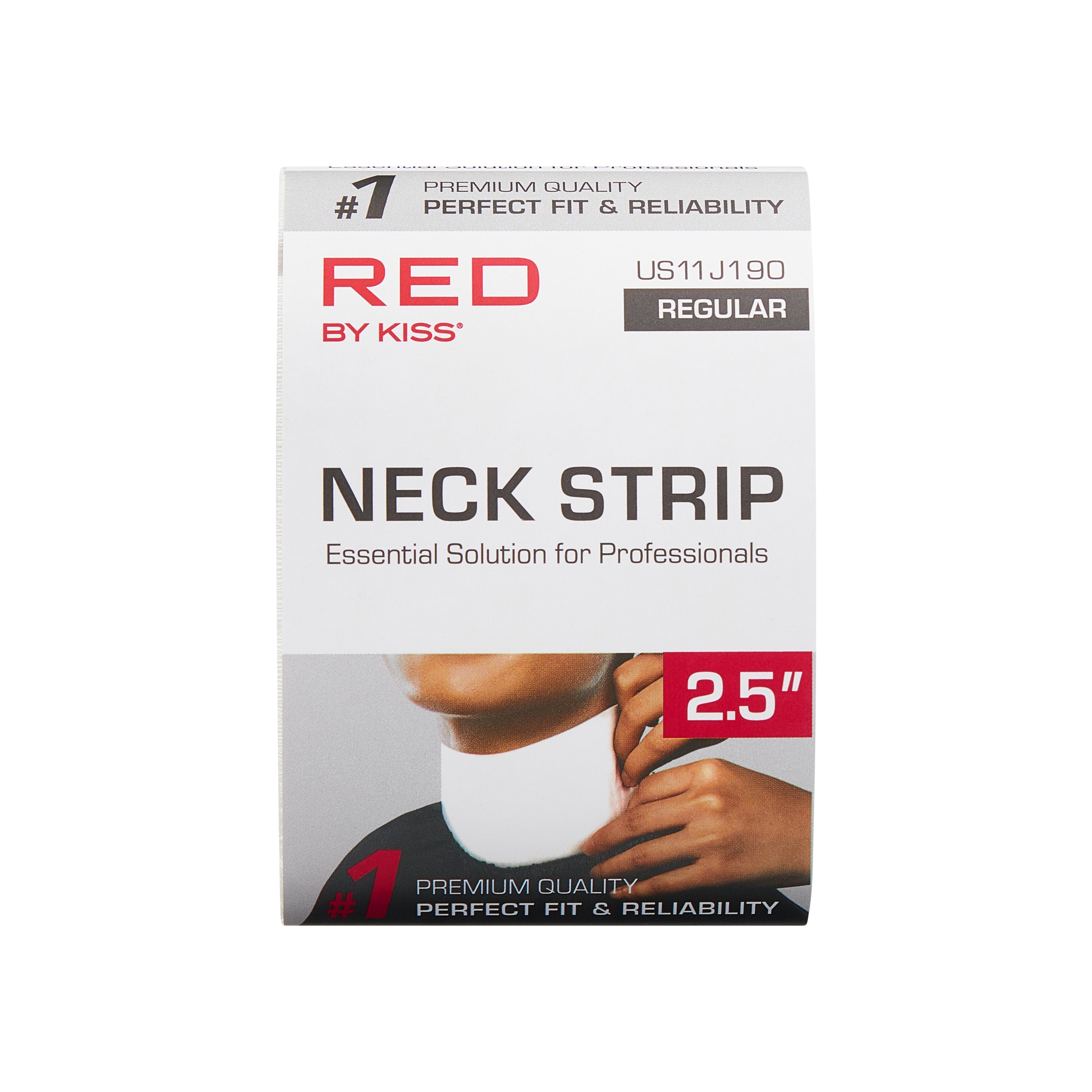 Red by Kiss White Neck Strips Disposable Barber Neck Strips